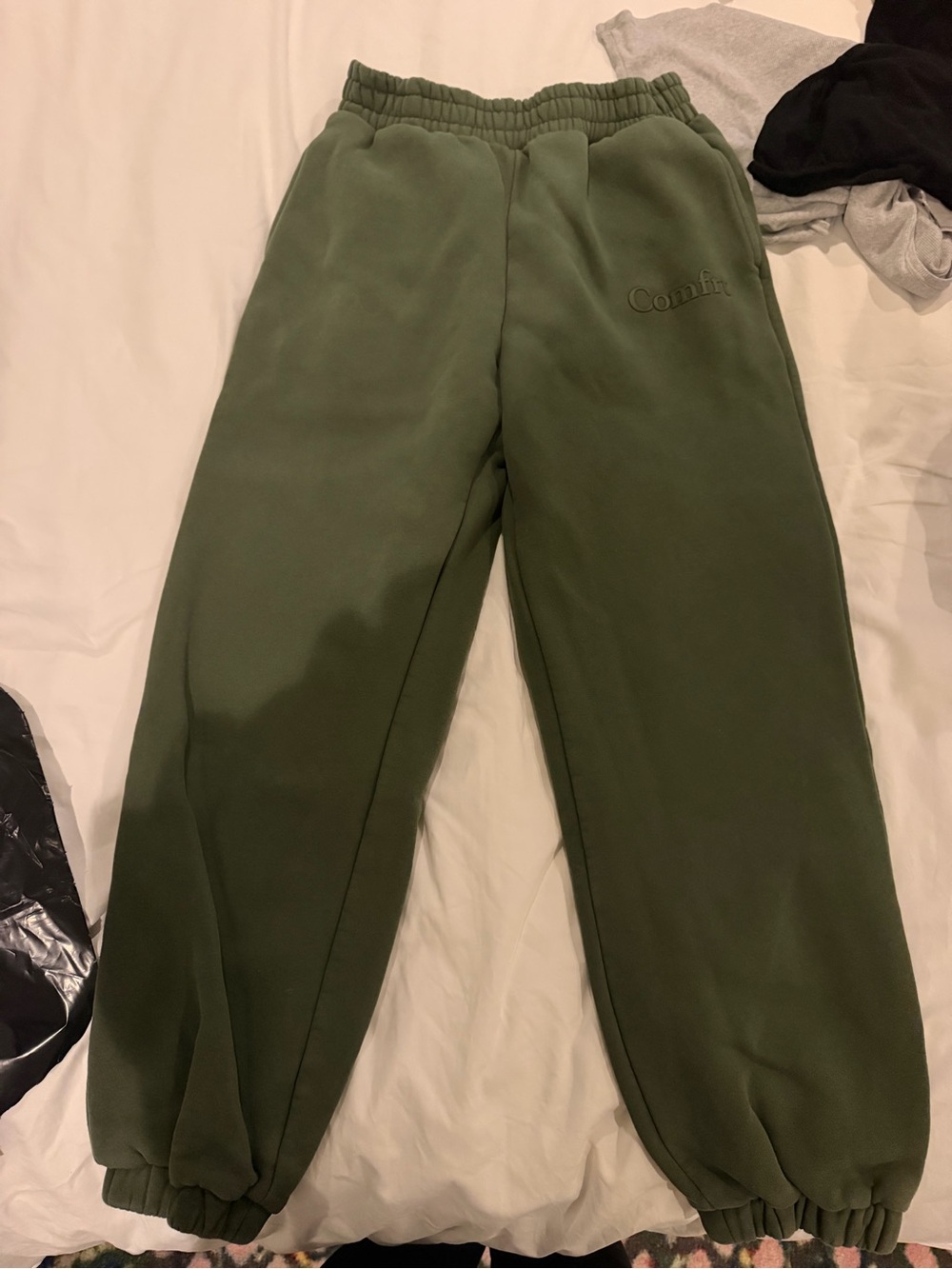 COMFRT Olive Green Cozy Sweatpants